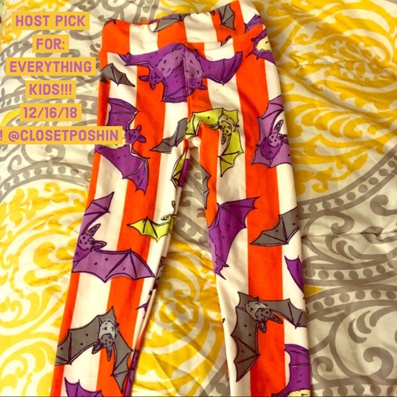 LuLaRoe Other - ♦️HP! SALE!♦️Halloween 👻 Leggings Girls Small Med